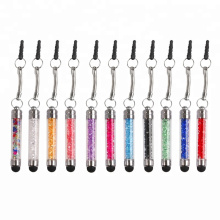 Cute Lovely Wedding Promotional Gifts Pens Portable Mini Crystal Cell Phone Stylus Pens